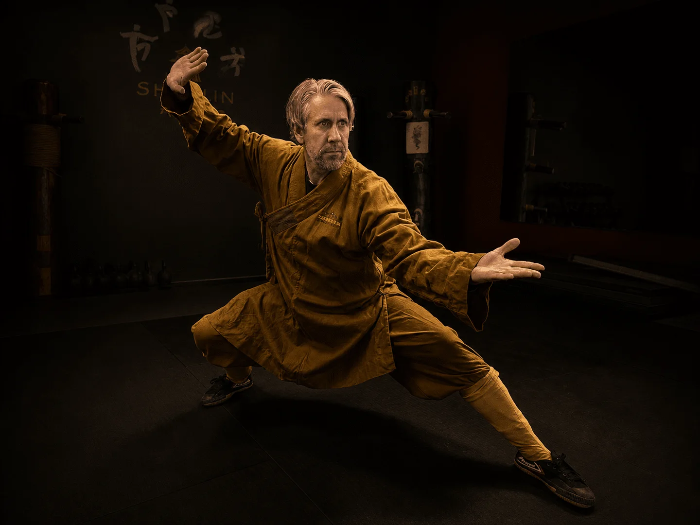 Master Chris Workman demonstrating Kung Fu
